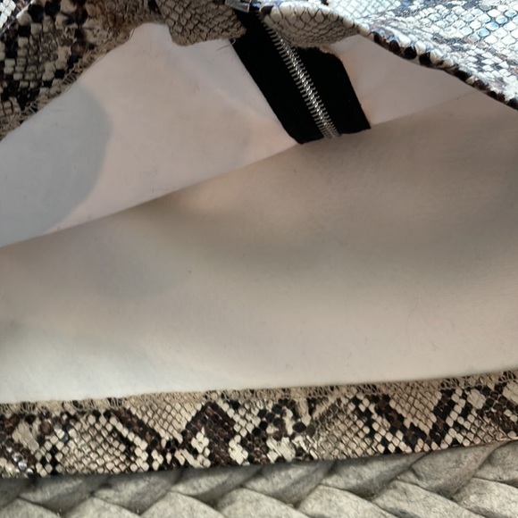 NWT - Snake Skin Mini Skirt - Picture 4 of 6